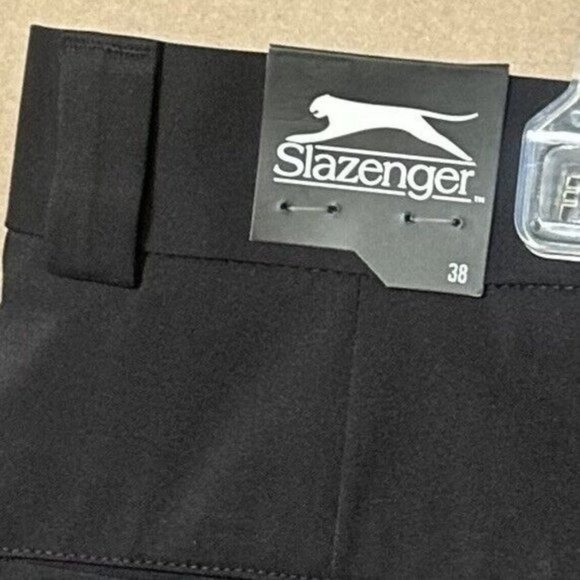 Men's‎ Slazenger Hydro-Dri Flat Front Black Golf Short Sz 38 - Picture 8 of 8